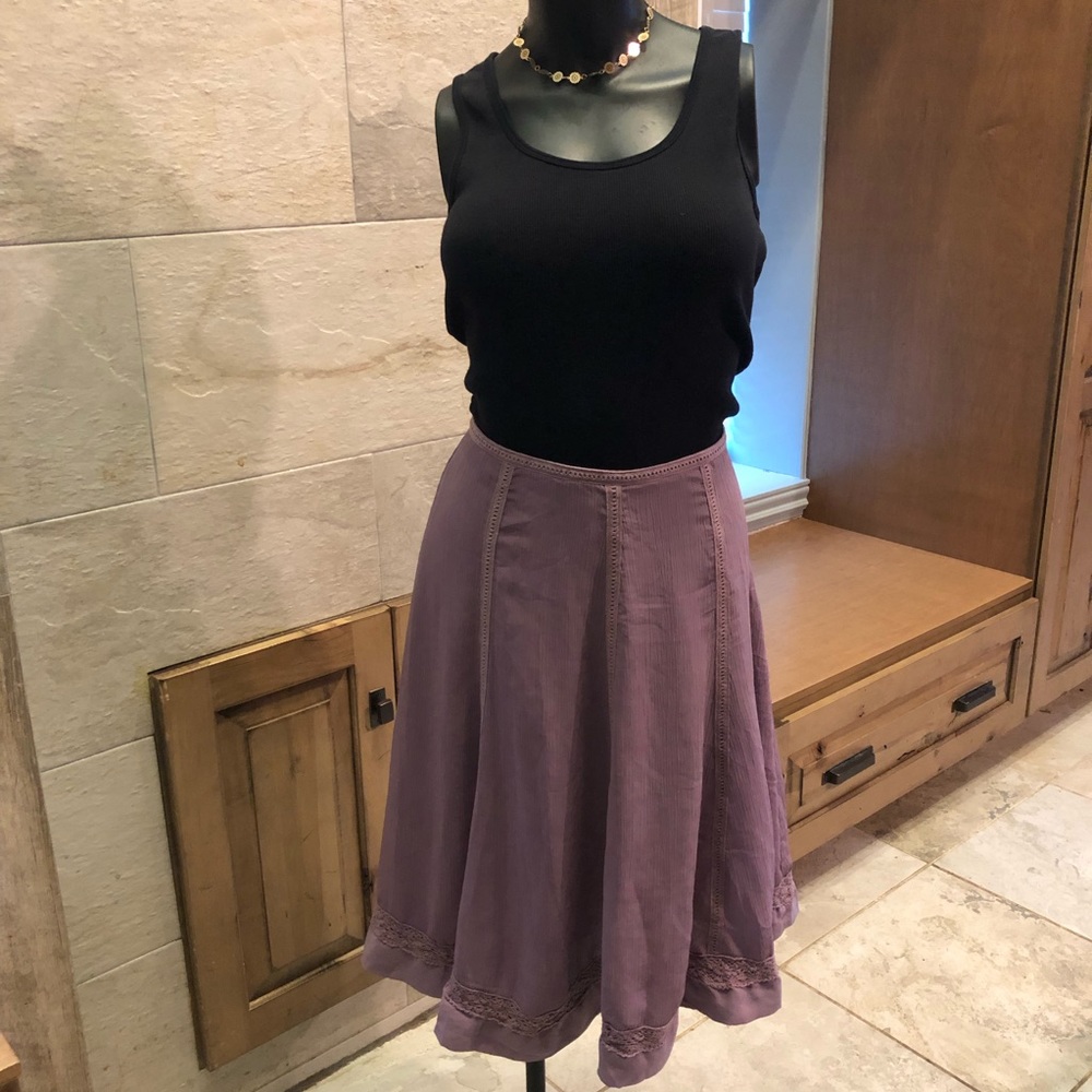 Purple Apostrophe Skirt Sz 12